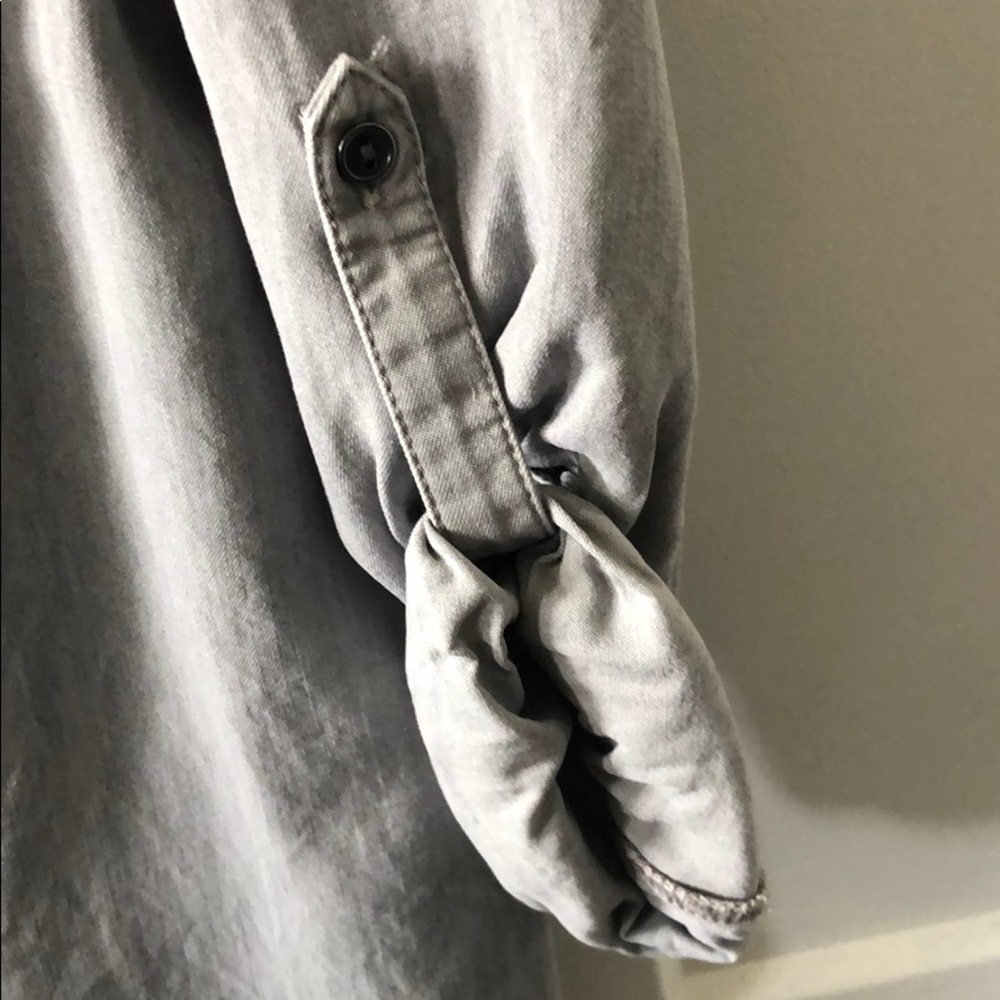 ZARA gray button down - Picture 4 of 5